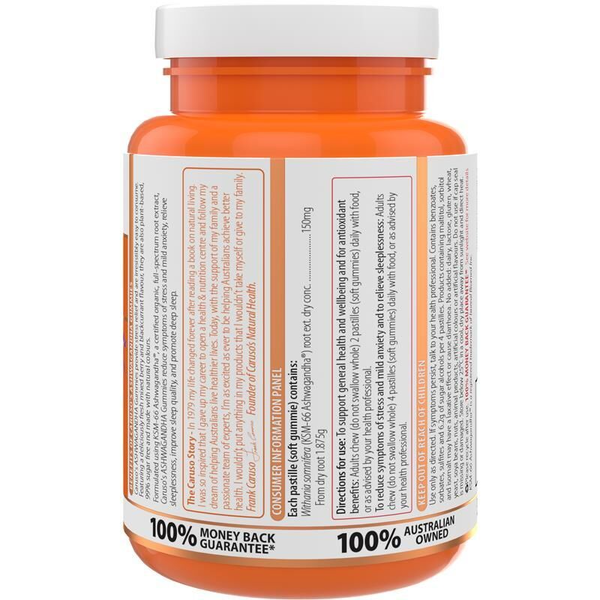 Caruso's Ashwagandha Gummies 60 Pastilles