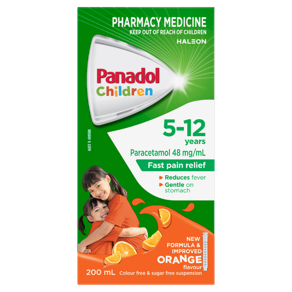 Panadol Children 5 - 12 Years Orange 200ml Suspension