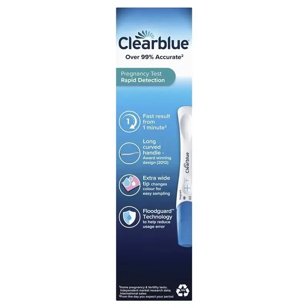 Clearblue Rapid Detection Pregnancy Test - 3 Tests
