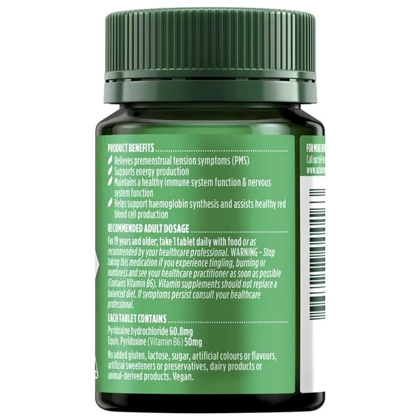 Nature's Own Vitamin B6 50mg 60 Tablets