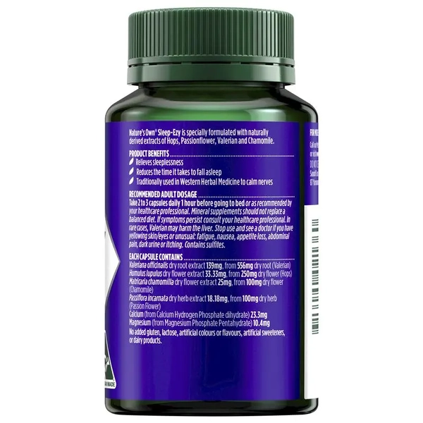 Nature's Own Sleep Ezy 120 Capsules
