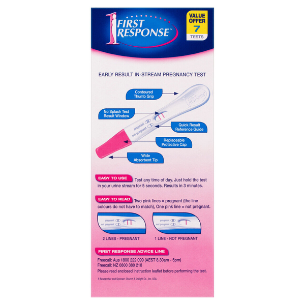 First Response Early Result In-Stream Pregnancy Test - 7 Tests