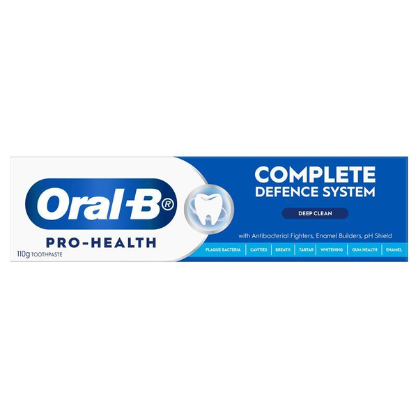 Oral B Pro Health Complete Defence System Deep Clean Toothpaste 110g