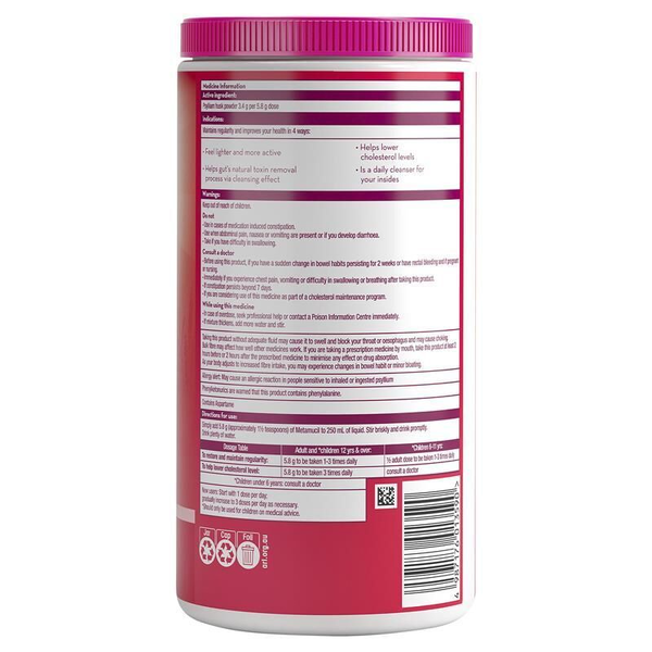 Metamucil Wild Berry Smooth 114 Doses 673g Powder