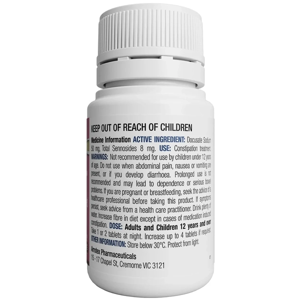 Chemists' Own Laxative With Senna 200 Tablets Same as Coloxyl with Senna
