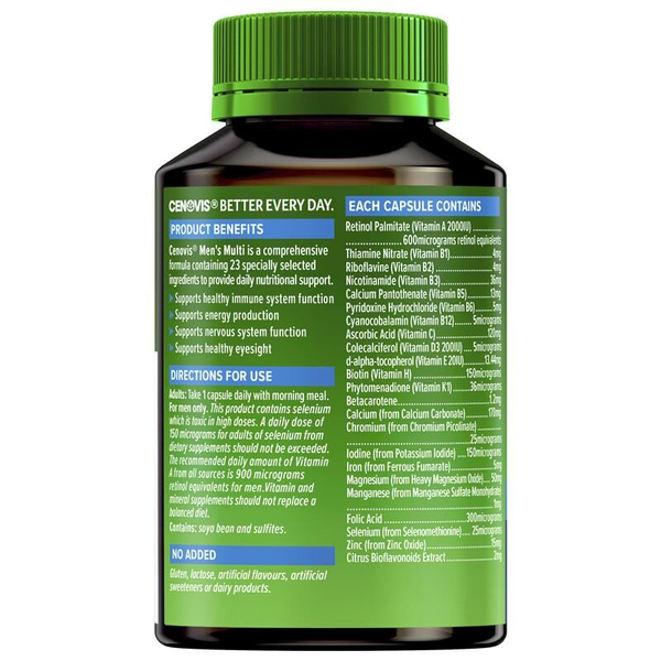 Cenovis Once Daily Men's Multi 50 Capsules