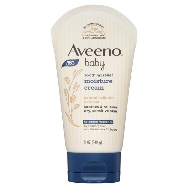 6X Aveeno Baby Soothing Relief Moisture Cream 140g