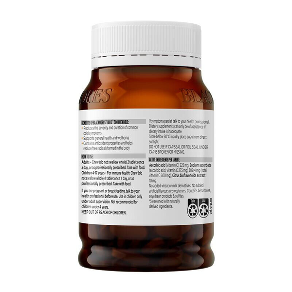 Blackmores Bio C 500mg Chewable 200 Tablets