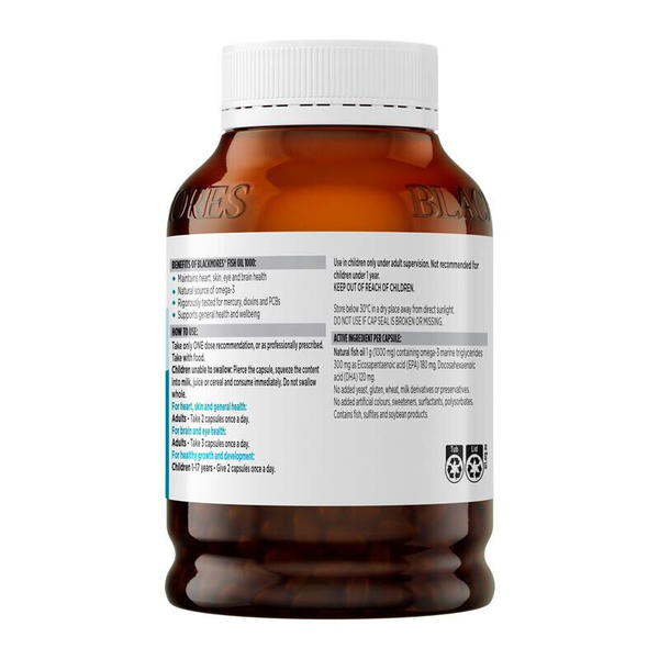 Blackmores Fish Oil 1000 400 Capsules