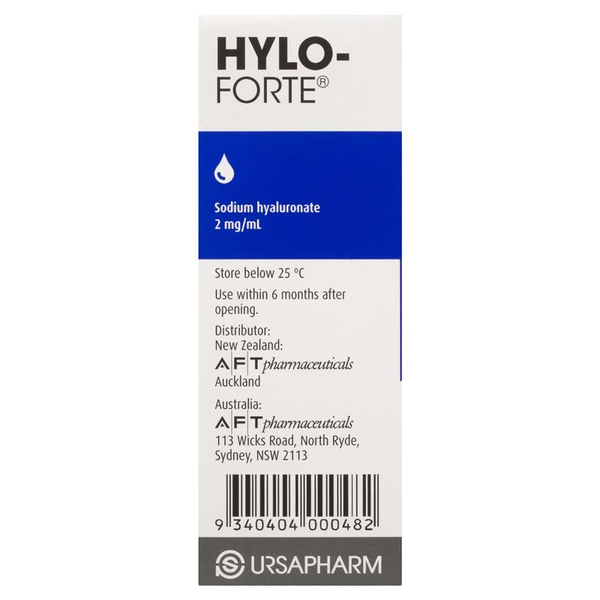 Hylo-Forte 2 mg/ml Lubricating Eye Drops 10ml