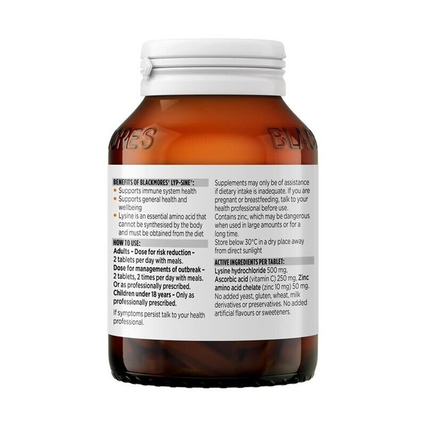 Blackmores Lyp-Sine 100 Tablets