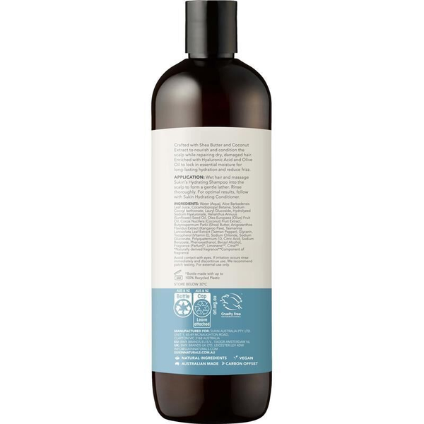 Sukin Hydrating Shampoo 500ml