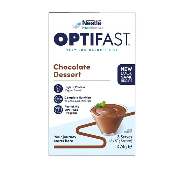 Optifast VLCD Dessert Chocolate 8 x 53g Sachets