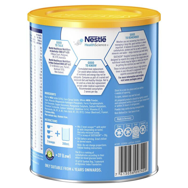 Sustagen Hospital Formula 840g Strawberry Flavour