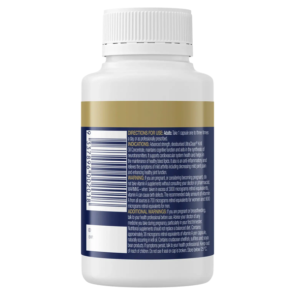 BioCeuticals UltraClean Krill Oil Concentrate 60 Capsules