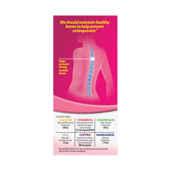 Caltrate Bone & Muscle 50+ Years 100 Tablets