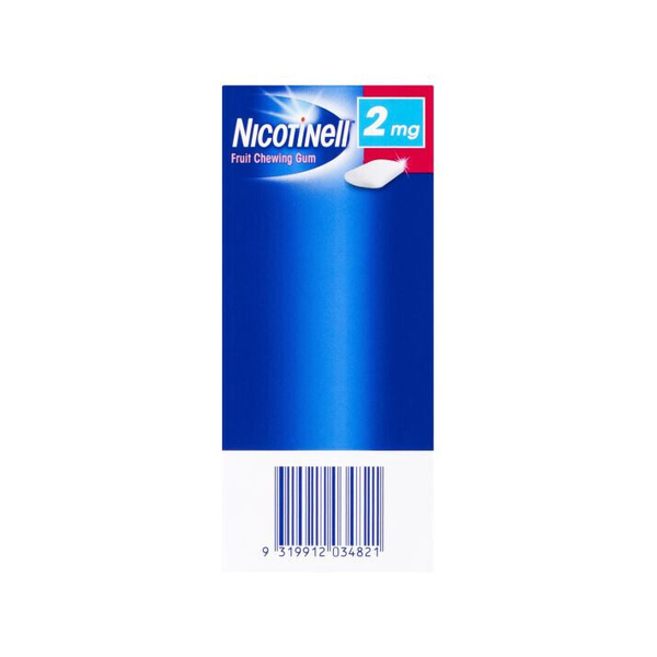 Nicotinell Regular Strength 2mg Fruit Chewing Gum 144 Pieces