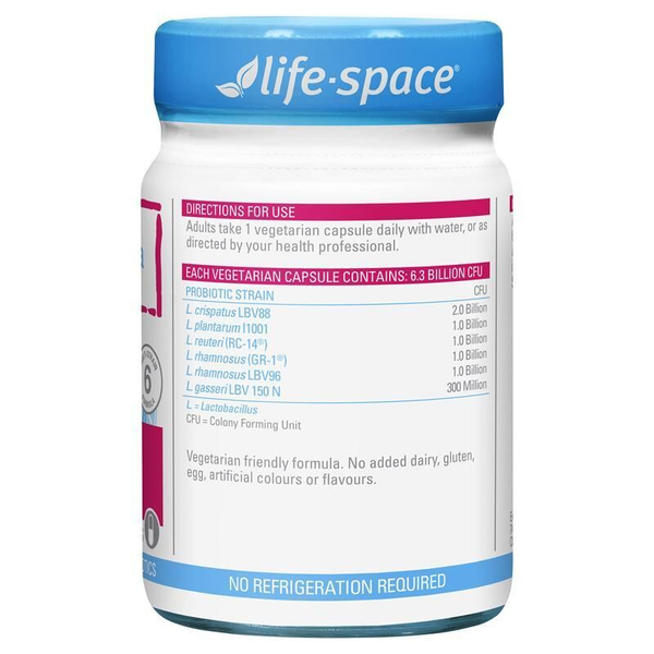 Life-Space Women's Microflora Probiotic 60 Capsules