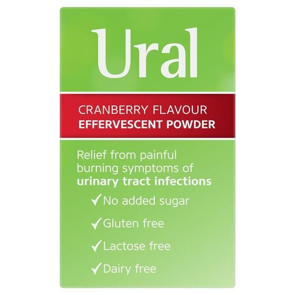 Ural Cranberry Flavour Effervescent 28 Sachets