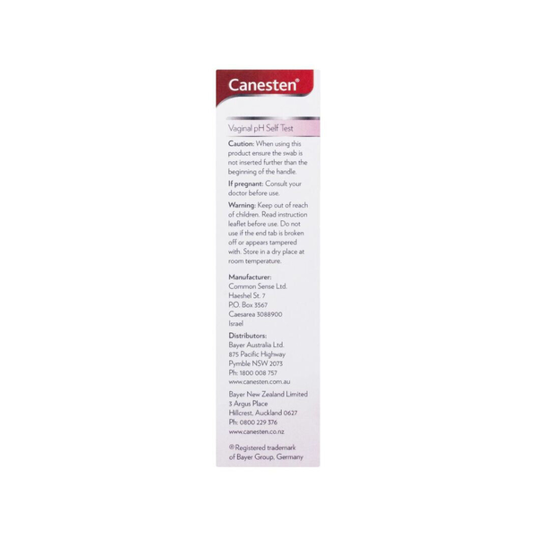 Canesten Vaginal PH 1 Self Diagnostic Swab