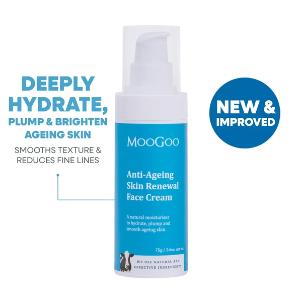 MooGoo Anti-Ageing Skin Renewal Face Cream 75g