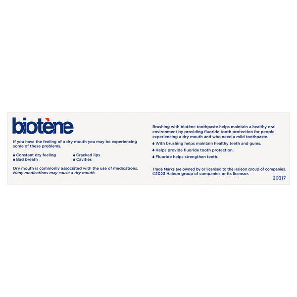 Biotene Fluoride Toothpaste Fresh Mint 120g
