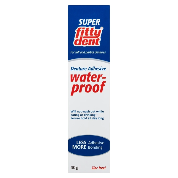Super Fittydent Waterproof Denture Adhesive 40g