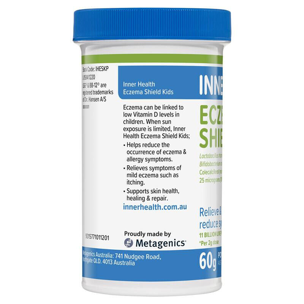 Inner Health Eczema Shield Kids Probiotic Powder 60g