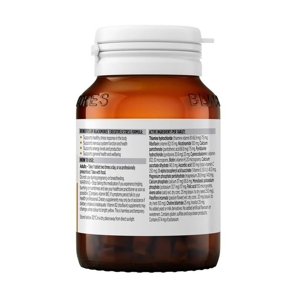 Blackmores Executive B Stress Formula 62 Tablets