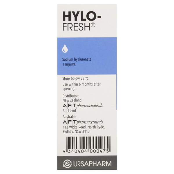 Hylo-Fresh 1 mg/ml Lubricating Eye Drops 10ml