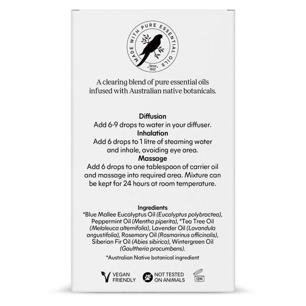 Bosisto's Native Breathe Essential Oil Blend 15ml