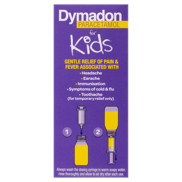 Dymadon For Kids 2 to 12 Years Strawberry 100ml Suspension