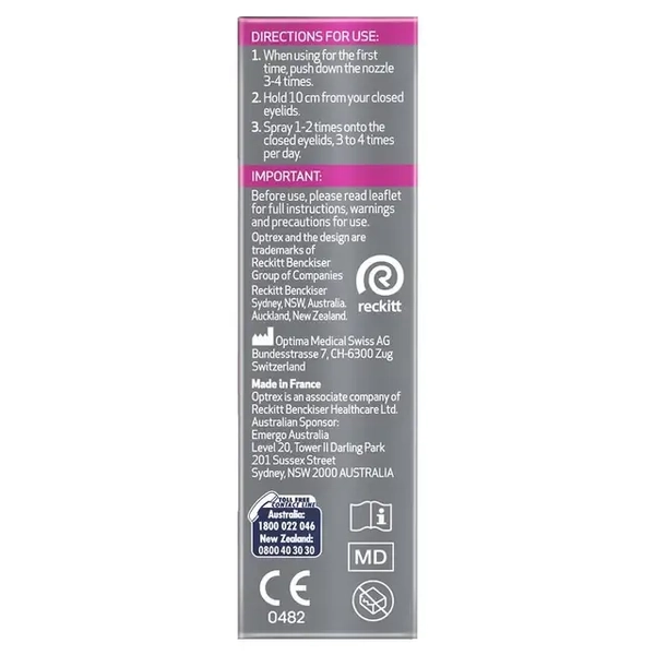 Optrex Actimist Advance Dry Eyes Spray 10ml