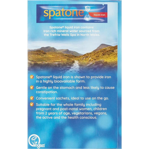Spatone Liquid Iron Original Flavour 28 x 25ml Oral Liquid Sachets