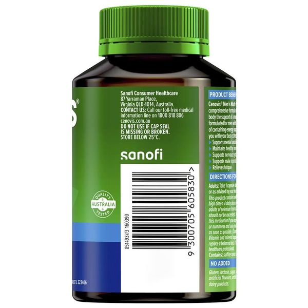 Cenovis Once Daily Men's Multi + Performance 50 Capsules