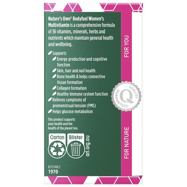 Nature's Own Bodyfuel Women's Multivitamin 60 Tablets