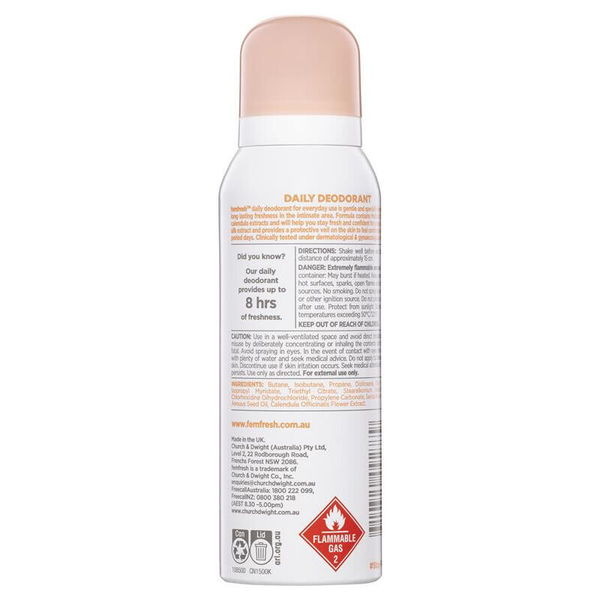 Femfresh Daily Deodorant With Calendula & Silk Extracts 75g
