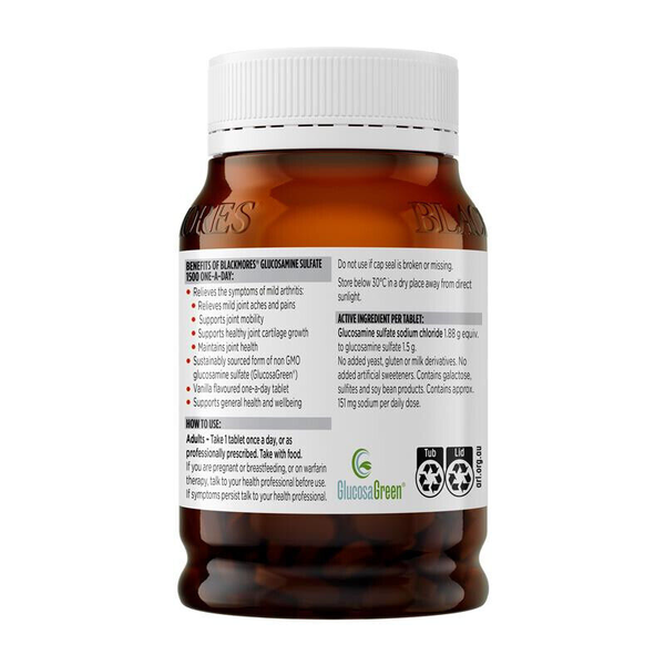 Blackmores Glucosamine Sulfate 1500 One-A-Day 180 Tablets
