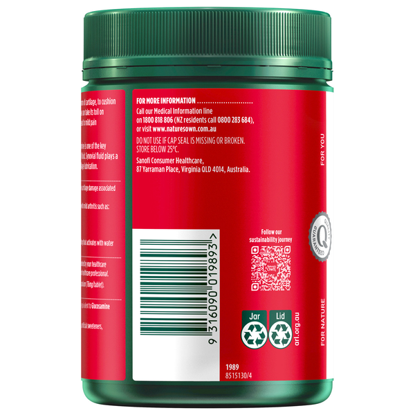 Nature's Own Glucosamine Sulfate 400 Tablets
