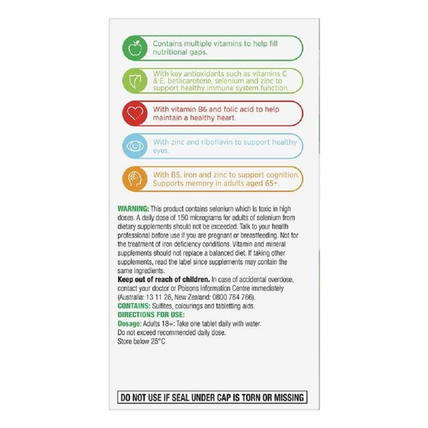Centrum Advance 50+ Adults 100 Tablets