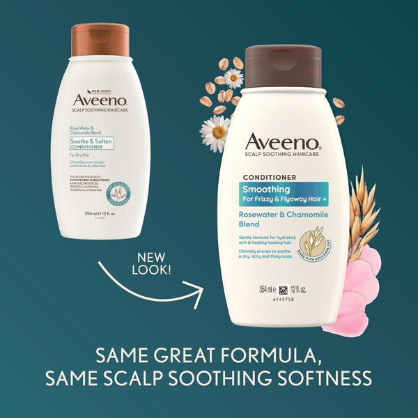 Aveeno Soothe & Soften Conditioner Rose Water & Chamomile 354ml