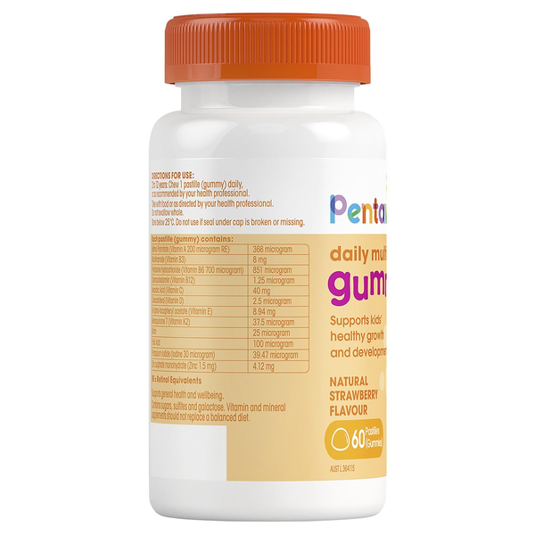 Pentavite Daily Multivitamin Gummies 60 Pastilles