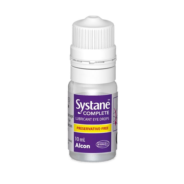 Systane Complete Lubricant Preservative Free Eye Drops 10ml