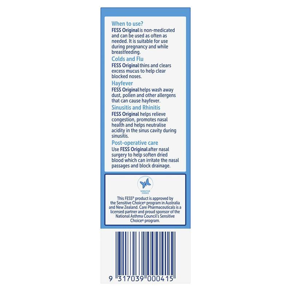 Fess Original Saline Nasal Spray 75ml
