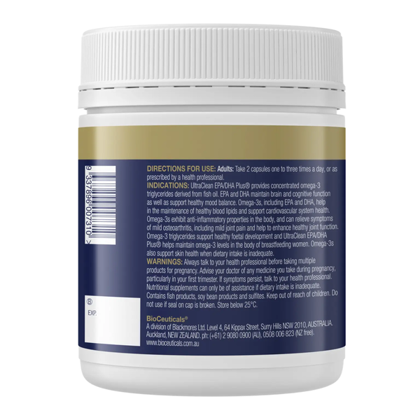 BioCeuticals UltraClean EPA/DHA Plus 240 Capsules