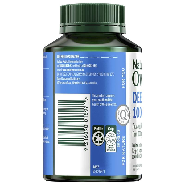 Nature's Own Deep Sea Kelp 1000mg 200 Tablets