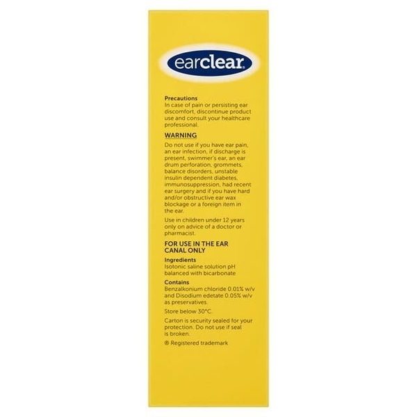 EarClear Ear Cleansing Spray 100ml