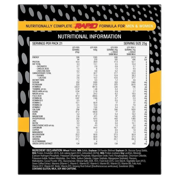 Optislim VLCD Platinum Chocolate 21 x 25g Sachets