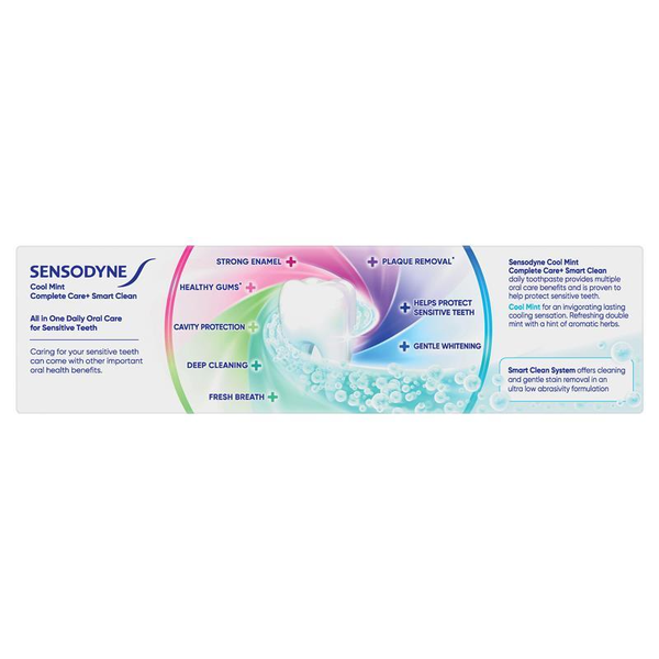 Sensodyne Cool Mint Complete Care + Smart Clean Toothpaste 100g