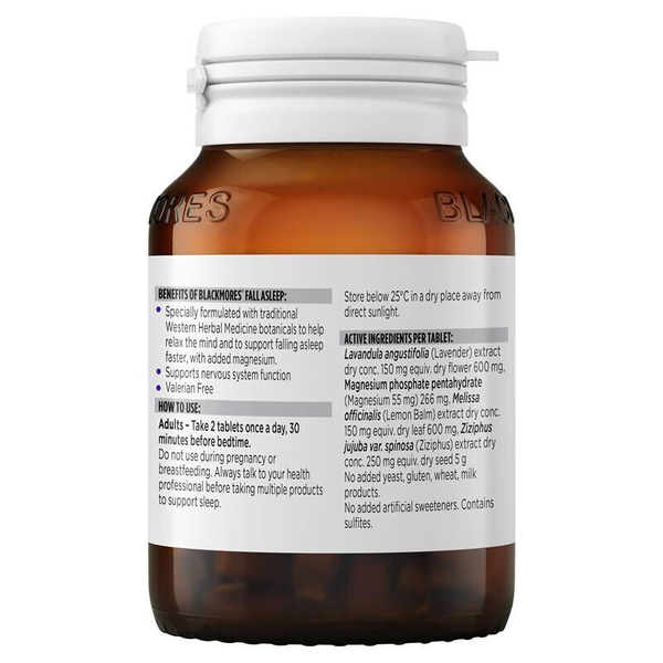 Blackmores Fall Asleep 60 Tablets